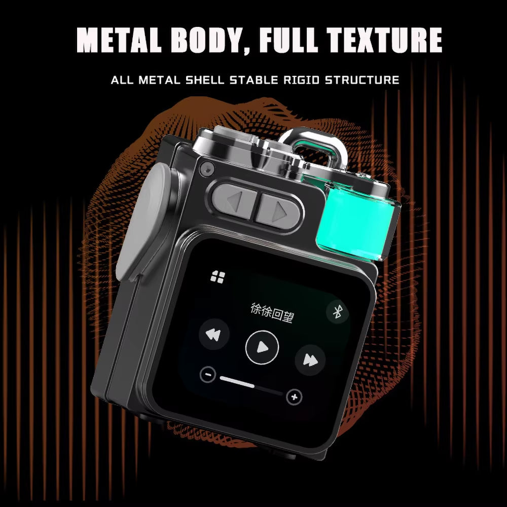 Osbix PixelBeat™ - Metal Cyberpunk Speaker with RGB Pixel Display