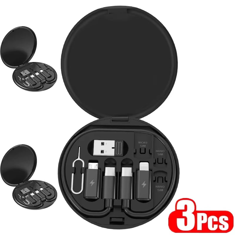 Osbix TravelKit™ - 6-in-1 Fast Charging Survival Set