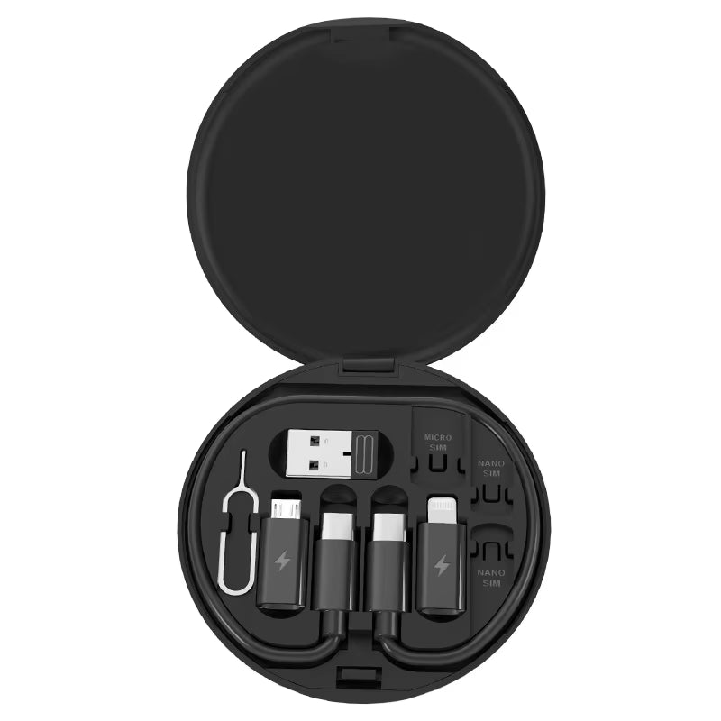 Osbix TravelKit™ - 6-in-1 Fast Charging Survival Set