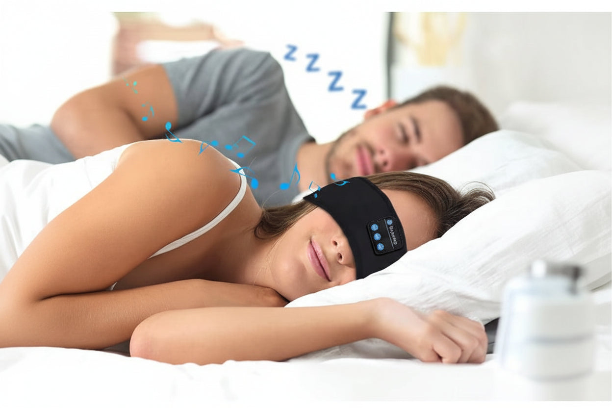 Osbix ZenBand™ - Wireless Sleep Headphones & Blackout Mask
